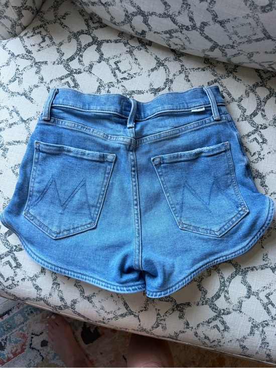MOTHER Pants - MOTHER Light Blue Denim High-Rise Jean Shorts